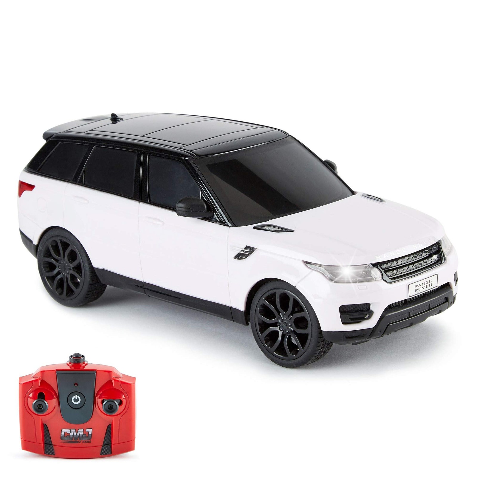 S Range Rover Rc Remote Control Car Sport White 2.4ghz 1:24 