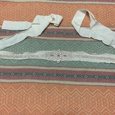 Bling wedding dress belt