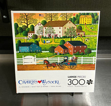 Buffalo Games Charles Wysocki Large 300 Piece Jigsaw Puzzle "Hi, Neighbor "