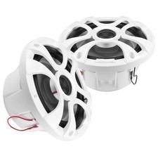 6.5 Marine Speakers 450 Watt Per Pair TPT-CX6MW-4 Coaxial 2 Way Waterproof Sp...