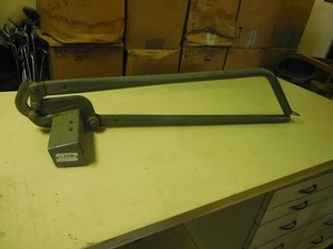 Lyon Slotted Angle Shear Cutter 3 x 1-1/2 Equipto, Pallet Rack, Shelf brackets