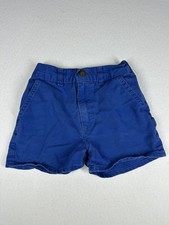 Oshkosh B  Gosh Vintage Royal Blue Cotton Shorts Elastic with button clasp
