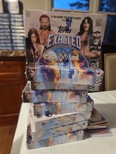 2025 Wwe Exalted 6 Boxes 2025 Wwe Universe 2 Boxes 8 BOX LOT AUTOGRAPHS SEALED