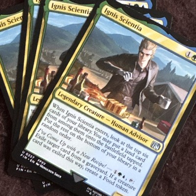 x4 Ignis Scientia - 0227 - Final Fantasy - MTG - NM/M