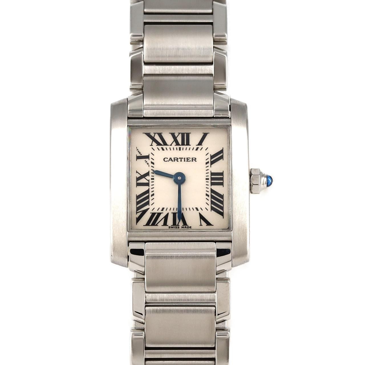 Cartier Tank Francaise Small Steel Quartz Watch W51008Q3