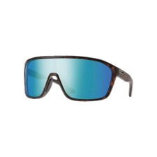 Smith Sunglasses Boomtown Matte Tortoise Frame Polarized Opal Mirror Lenses