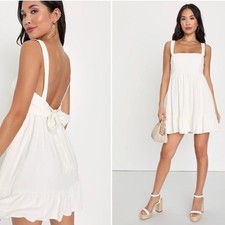 LULU's Bachelorette Engagement Bridal Shower Honeymoon Casual Mini Dress NWOT