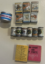 Doll House - Lot of 15 vintage miniature dollhouse food, books and pet food