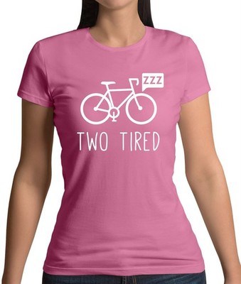 Zwei müde Fahrräder - Damen T-Shirt - Bike Biker Radfahrer Radsport lustig