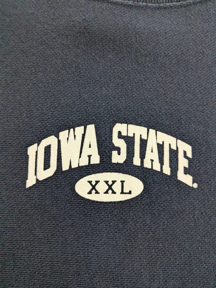 Moletom gráfico vintage anos 90 Champion Iowa State Cyclones grande - Imagem 3 de 4
