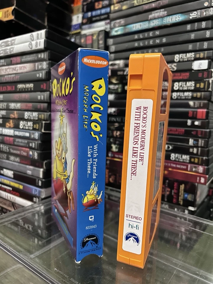 Rockos Modern Life VHS Tape Lot 1997 Nickelodeon Cartoon Show Rare OOP HTF - Image 4 of 4