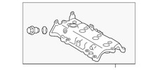 Genuine Mitsubishi Valve Cover Mq718317 Genuine Mitsubishi Valve Cover Mq718317
