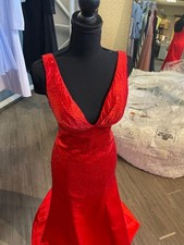 prom dress size 2 color intense red