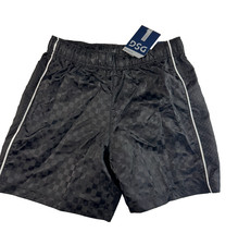 DSG Boy's Woven Soccer Shorts Size Medium Pure Black Pull On NWT