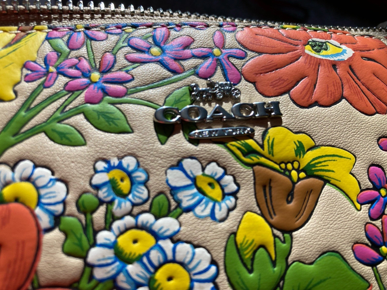 Rare Coach Floral Nolita 19 image 6