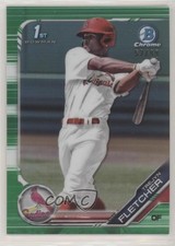 2019 Bowman Draft Chrome Green Refractor 52/99 Trejyn Fletcher #BDC-174 p7m