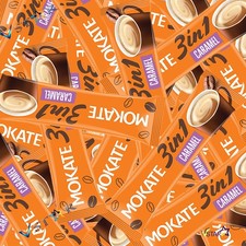 Mokate 3 In 1 Caramel 17g instant coffee Perfect Coffee 25-250 Sachets