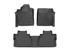 Weathertech Floorliner Hp Floor Mats For - Toyota Tundra - 1st 2nd Row Black Weathertech Floorliner Hp Floor Mats For - Toyota Tundra - 1st 2nd Row Black