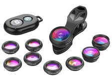 Apexel Phone Camera Lens-Macro Lens Wide Lens Fisheye Lens Telephoto Lens CPL...