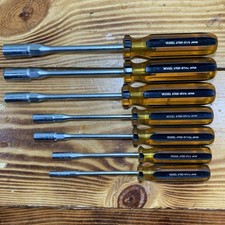 Vintage VESSEL 6700-H Nut Driver Set Made In JAPAN 3/16-1/2”