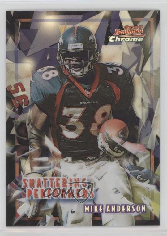 Mike Anderson Bowman Chrome Shattering Performers #SP8 Shattering Perf.-Refractor