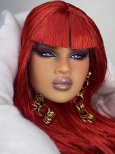 integrity toys OOAK Repaint nadja Fashion Royalty Custom Art Doll Head