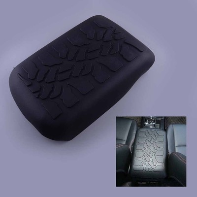 Schwarz Mittelkonsole Armlehnen box Matten Kissen für Toyota 4Runner 2017-22 Car