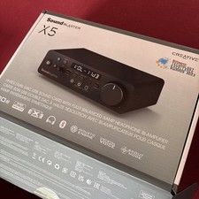 Creative SoundBlaster X5 Hi-Res External Dual DAC USB Sound Card w/Bluetooth