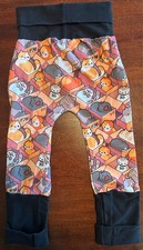 Custom Made Kids Unisex Pants - Cat Print