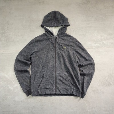 Lacoste Vintage Zipper Jacke Baumwolle Grau Weiß Y2K 0s Style Neu Pasha | S-XS