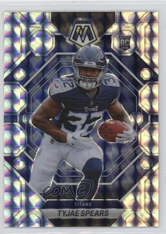 2023 Panini Mosaic Rookies Mosaic Prizm Tyjae Spears #369 Rookie RC