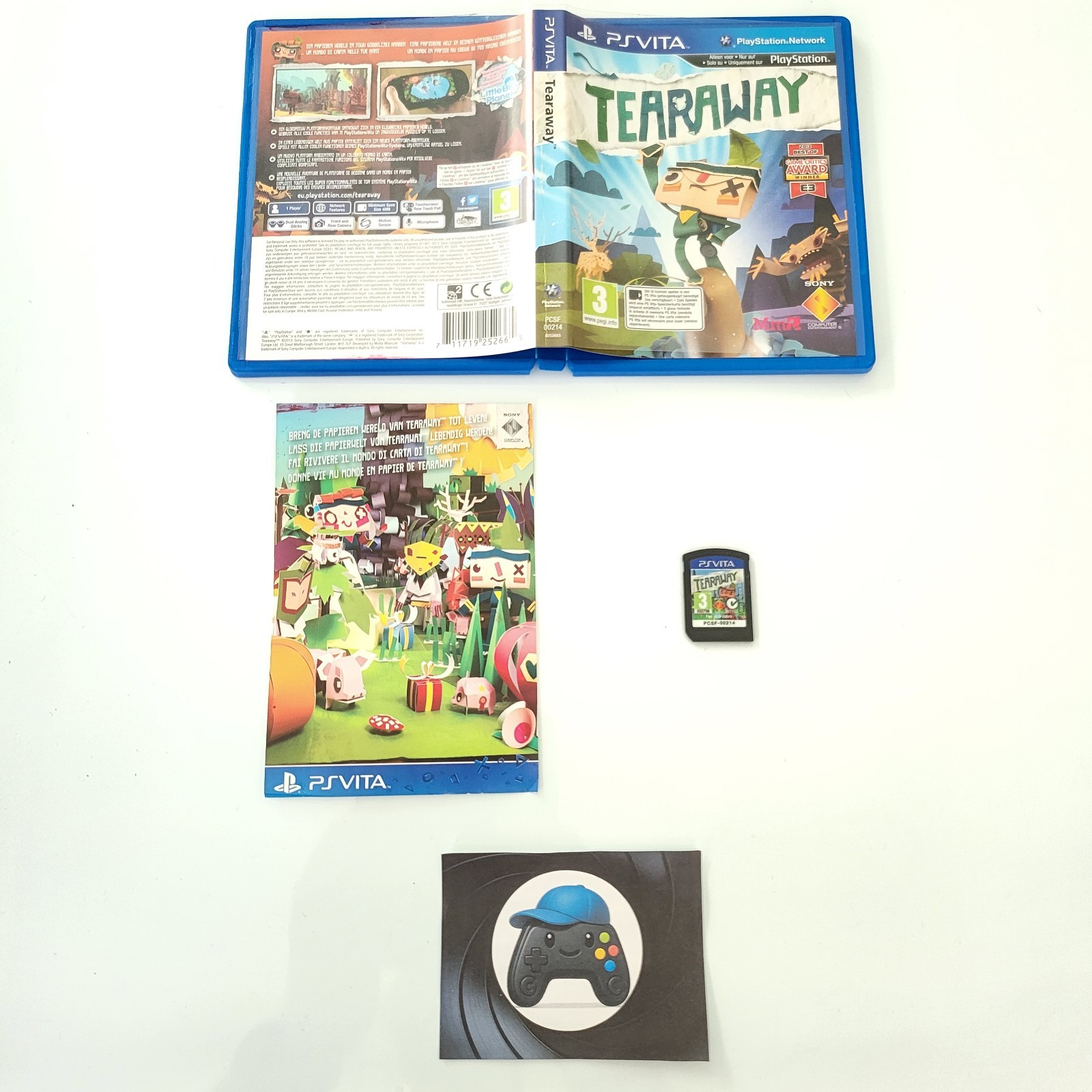 Tearaway : Jeu complet pour Ps Vita en Multi