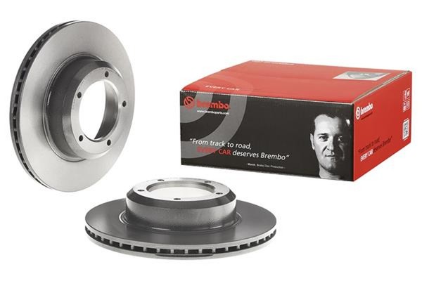 2X Bremsscheibe Prime Line - UV Coated Brembo 09.5488.11 FüR Rover LJ Discovery-image