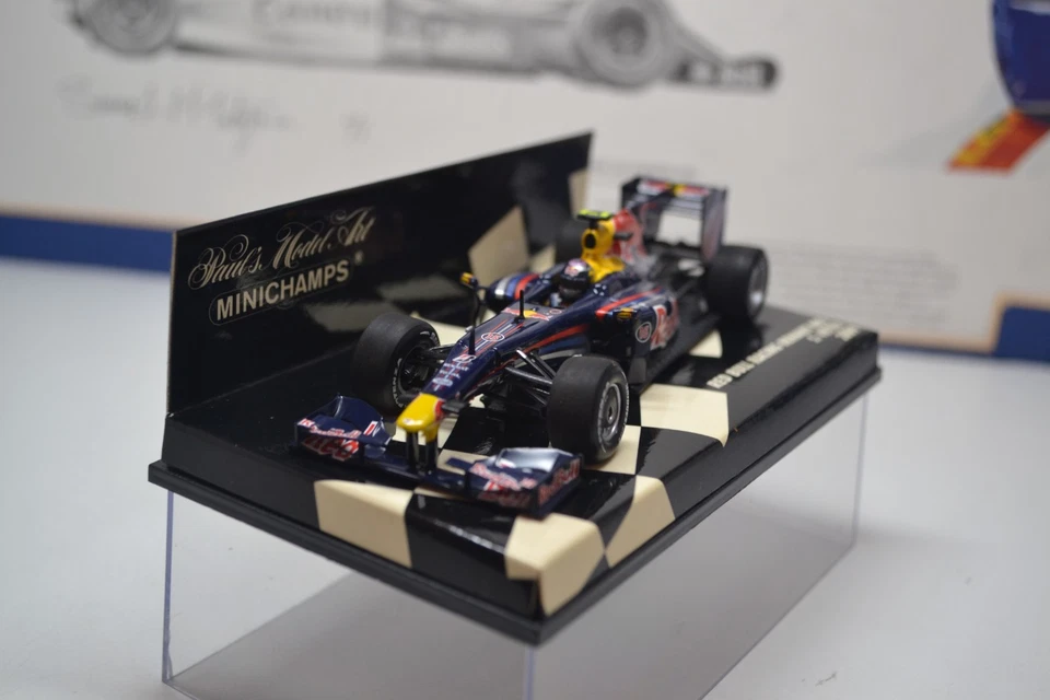 MINICHAMPS /F1 2009 REDBULL RACING RB5 - SEBASTIAN VETTEL - 1/43 SCALE MODEL CAR - Image 4 of 4