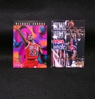 Two Mint Michael Jordan Cards, '95 Number Crunchers #1, '94 Highlights, JH2