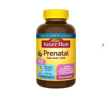 Nature Made Prenatal Folic Acid  DHA, 150 Softgels