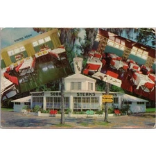 Stan's Famous Steak House Florida Postcard PC439