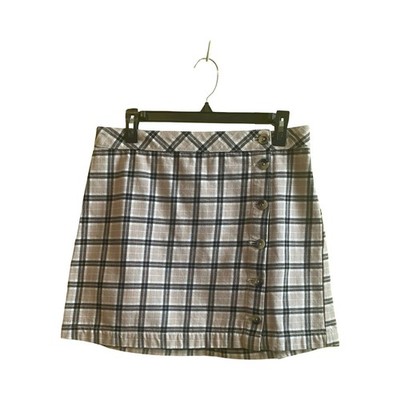 Plaid Mini Skirt Womens 10 Schoolgirl Y2K Preppy Academia Grunge Divided
