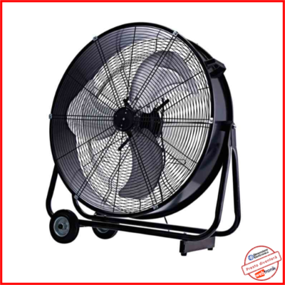 Ventilatore Industriale Bastilipo Uragano - 140 W, 3 Velocità, Pale 60 Cm, Nero, Con Ruote - Foto 11