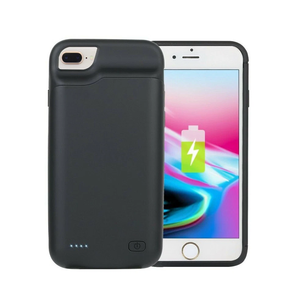 Power Bank Charging Cover For iPhone 8 7 6 Plus SE External Charger Battery Case