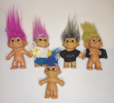 VTG 90' Ugly Troll's Russ & TNT Figures Lot of 5