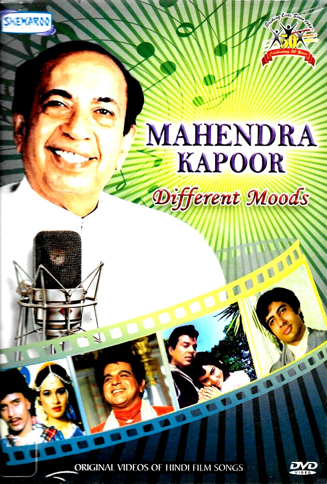 MAHENDRA KAPOOR - DIFFERENT MOODS - 35 VIDEO SONGS BOLLYWOOD DVD