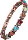 Healing Therapy Arthritis Pain Relief Unique Copper Magnetic Bracelet Energy