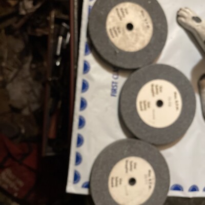 Grinding Wheels For Bench Grinders Lot Of 3 Pcs 3600 Max Rpm 