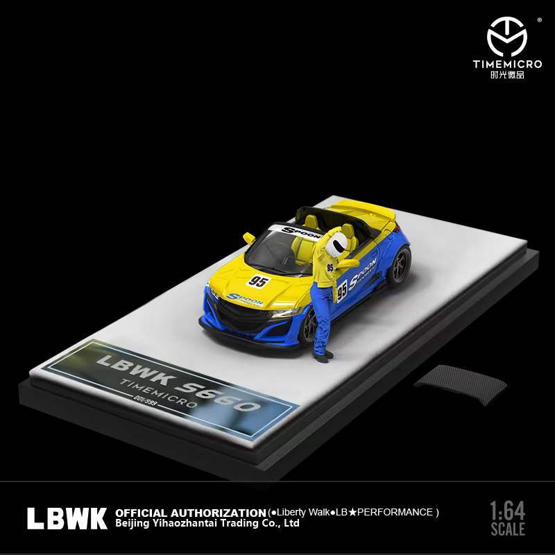 TIME MICRO 1:64 Honda S660 Spoon Low / High Tail Diecast