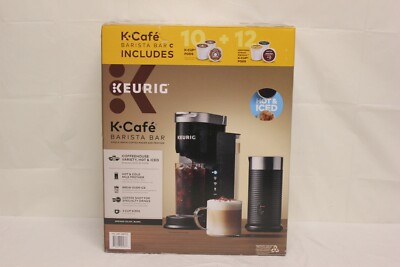 Keurig K-Cafe Barista Bar Single Serve Coffee Maker and Frother w/ K-Cup Pods E1