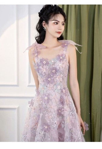 NEW Evening Formal Party Ball Gown Prom Bridesmaid Acting Flowers Dress LAT057 - Picture 2 of 24