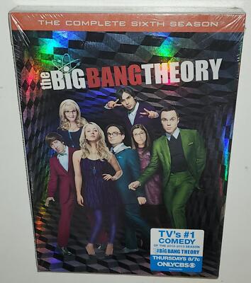 THE BIG BANG THEORY COMPLETE SEASON 6 BRAND NEW SEALED R1 DVD