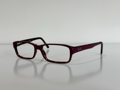 Ray Ban RB 5169 5236 Rectangle Burgundy Havana Eyeglasses Frame Only 54-16-140