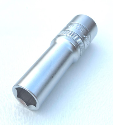 Draper Expert 1/2'' x 1/2'' dr. drive 6 pt deep long reach satin socket tool